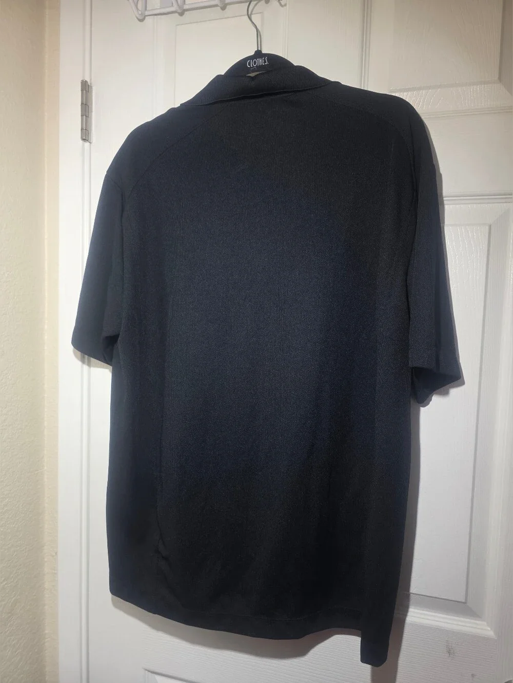 Nike Dri-FIT Polo Shirt Men's Large Black BSR Roofing Embroidered Logo Golf